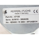 Pepperl + Fuchs Part Nr 47130 Drehgeber / SSI Encoder Serie AVM10 - 265AOG No 883650 / R 3993 / AFXABXIH