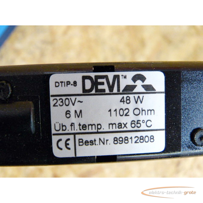 Danfoss Danfoss DEVIflex DTIP-8 48W 6M  Heizleitung Best.-Nr ungebraucht! 89812808 