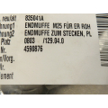 Endmuffe M 25 zum Stecken für ER Rohr Bestell Nr 4590876 Material PVC in lichtgrau max Rohrdurchm 24 mm - ungebraucht - VPE = 33 Stck