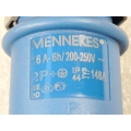 Mennekes type 148A connector straight 3 pin 16 A - 6h - unused -