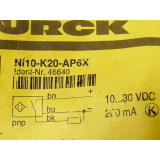 Turck Ni10-K20-AP6X inductive sensor sN = 10 mm 10 - 30 VDC - unused - in original packaging