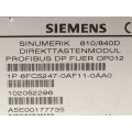 Siemens 6FC5247-0AF11-0AA0 Sinumerik 810 / 840D Direkttastenmodul Profibus DP für OPo12 Vers A0