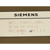 Siemens GE 226 205.9015.01 Batterie Einsatz komplett E Stand A / B