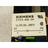 Siemens 3TH8031-0B contactor 3NO + 1NC 24VDC with 3TX6406-0H overvoltage diode