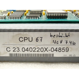 Heller uniPro CPU 67 C 23.040220X-04859 CPU CNC Karte...
