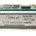 Heller uniPro CPU 67 C 23.040220X-04859 CPU CNC Karte bestückt NC V 7 . 4b