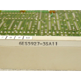Siemens 6ES5927-3SA11 Simatic CPU 927 Karte E Stand 3