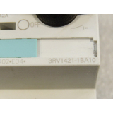 Siemens 3RV1421-1BA10 circuit breaker SIRIUS max 2A with...