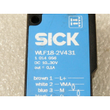Sick WLF18-2V431 reflection light sensor 1014 056 DC 10 - 30 V with M12 he 4-pin connector
