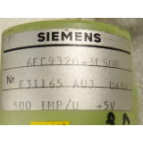 Siemens 6FC9320-3LS00 Winkelschrittgeber Encoder Imp 500 mit 10 pol Stecker " ungeberaucht " 