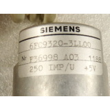 Siemens 6FC9320-3LL00 encoder Imp 250 with 10 pin connector "unused"