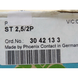 Phoenix Contact ST 2,5/2P Schutzleiter Reihenklemme Nr 3042133 VPE 10 Stück - ungebraucht -