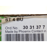 Phoenix Contact ST 4 BU Zugfeder Reihenklemme Nr 3031377 - ungebraucht -