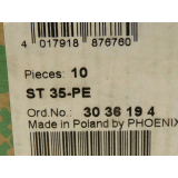 Phoenix Contact ST 35-PE protective conductor terminal No. 3036194 - unused - in original packaging PU = 10 pieces