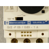 Telemecanique GV2-P 05 motor protection switch 0. 63 - 1A