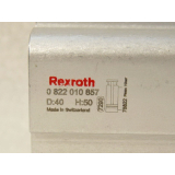 Rexroth 0 822 010 857 pneumatic cylinder D 40 H 50