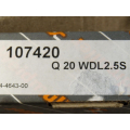 Weidmüller Q 20 WDL2.5S Querverbinder 8 polig Art Nr 107420 - ungebraucht -