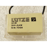 Lütze LV-S1 suppression diode 24V 0, 4 WB No. 70 434