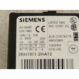 Siemens 3RH1911-2HA12 auxiliary switch block