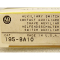 Allen Bradley CAT 195-BA10 Hilfsschalter Serie A - ungebraucht - in OVP