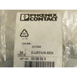 Phoenix Contact D-URTK / S-BEN cover 0308029 PU = 39 pieces - unused! -