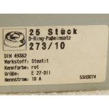 Kleinhuis 273/10 D ring fitting insert PU = 25 pieces - unused - in original packaging