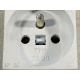 Siemens type ZS 20 socket for top hat rail mounting 10 -...