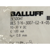 Balluff BES 516-3007-E2-X-05 Induktiver Sensor Näherungsschalter sn = 0 , 8 mm - ungebraucht - in OVP