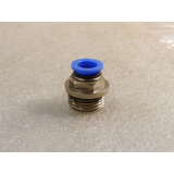 Riegler 122.012-10 straight screw-in connector blue series G 1/2 - unused -