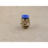 Riegler 122.014-8 straight screw-in connector blue series...
