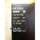 Bosch KM 2200 Capacitor Pack 048799-103 SN:302811