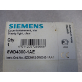 Siemens 8WD4300-1AE Dauerlichtelement klar -ungebraucht- in geöffneter Orginalverpackung