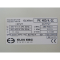ELIN EBG PX 400 / 4.0C Elvovert frequency converter - unused! -