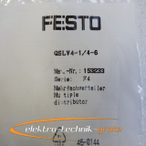 Festo QSLV4-1 / 4-6 153233 multiple distributor - unused-