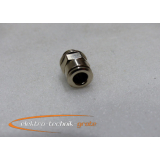 Pneumatic Steckfix screw connection, chrome-plated brass,...