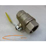 Ball valve 1``1 / 4 CW617N DN32 PN25 with DIN-DVGW-G...