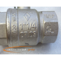 Ball valve 1``1 / 4 CW617N DN32 PN25 with DIN-DVGW-G NG-4312BL0330 approval
