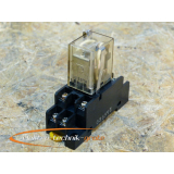 Omron 2-M4X12 relay socket with Omron relay LY 200V AC...