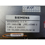 Siemens 6FR1440-2TA Bedientafel