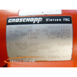 Groschop WK0341501 Getriebemotor mit Bremse