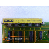 Heller / Uni Pro F 23.032 301-000 / 4579 Control card MUB 10