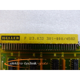 Heller / Uni Pro F 23.032 301-000 / 4582 Steuerkarte MUB 01