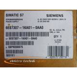 Siemens SIMATIC S7 6ES7307-1KA01-0AA0 Power supply E-Stand 1 -unused-