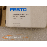 Festo solenoid valve CPE14-M1BH-3OLS-1/8 Stock no.: 196932 series E202 unused in opened original packaging