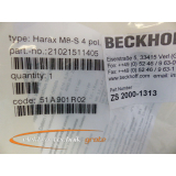 Beckhoff ZS2000-1313 round plug connector 21021511405...