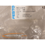 Festo NAU-1/4-1B-ISO connection plate Single connection plate Mat. no.: 9485 unused in opened original packaging