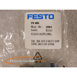 Festo Flexo-Cuplung FK-M6 Mat-No.: 2061 Series: B243 unused in sealed original packaging