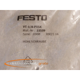 Festo Holschraube VT-1/8-PRSK Mat.-Nr.: 11539 Serie: U908 ungebraucht in versiegelter Orginalverpackung