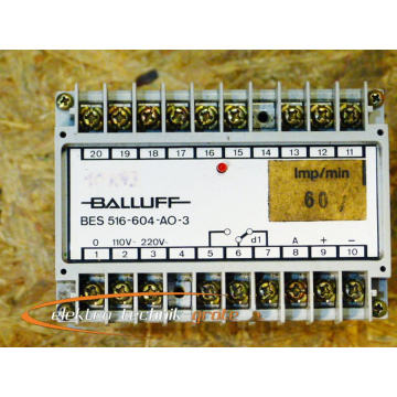 Balluff BES 516-604-AO-3 Speed control unit - second-hand -