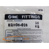 SMC KQH06-01S Verschraubung VPE=10 Stck. -ungebraucht-